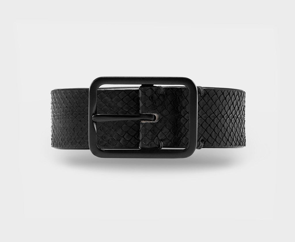 Upton belt - Knox python black